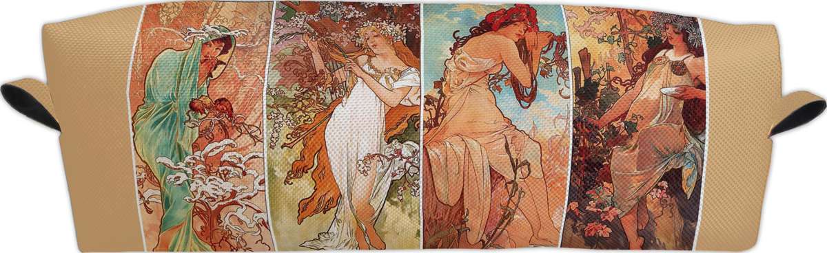 Piórnik 4 pory roku Alfons Mucha