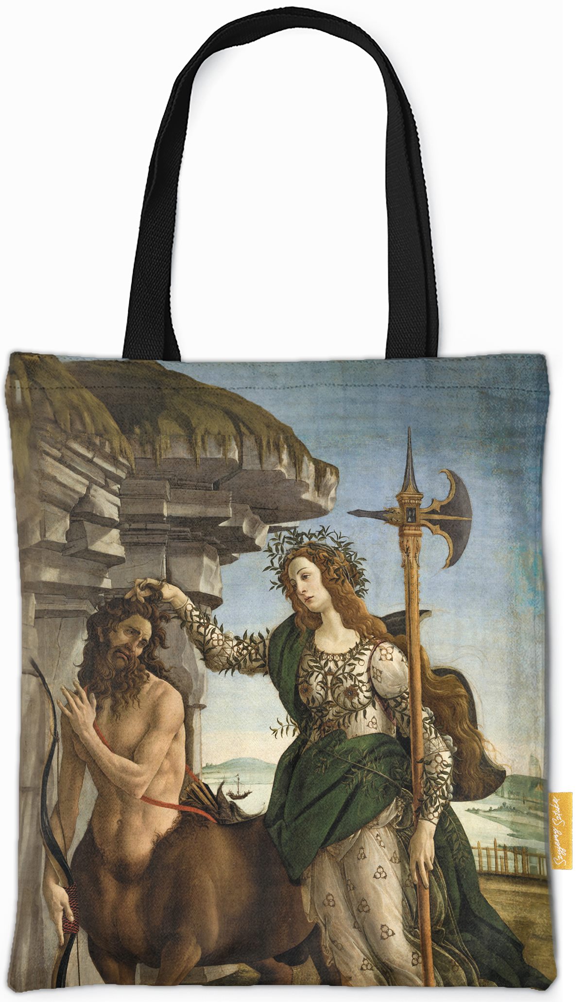 Pallas and Centaur Tote Bag by Sandro Botticelli - Pixels