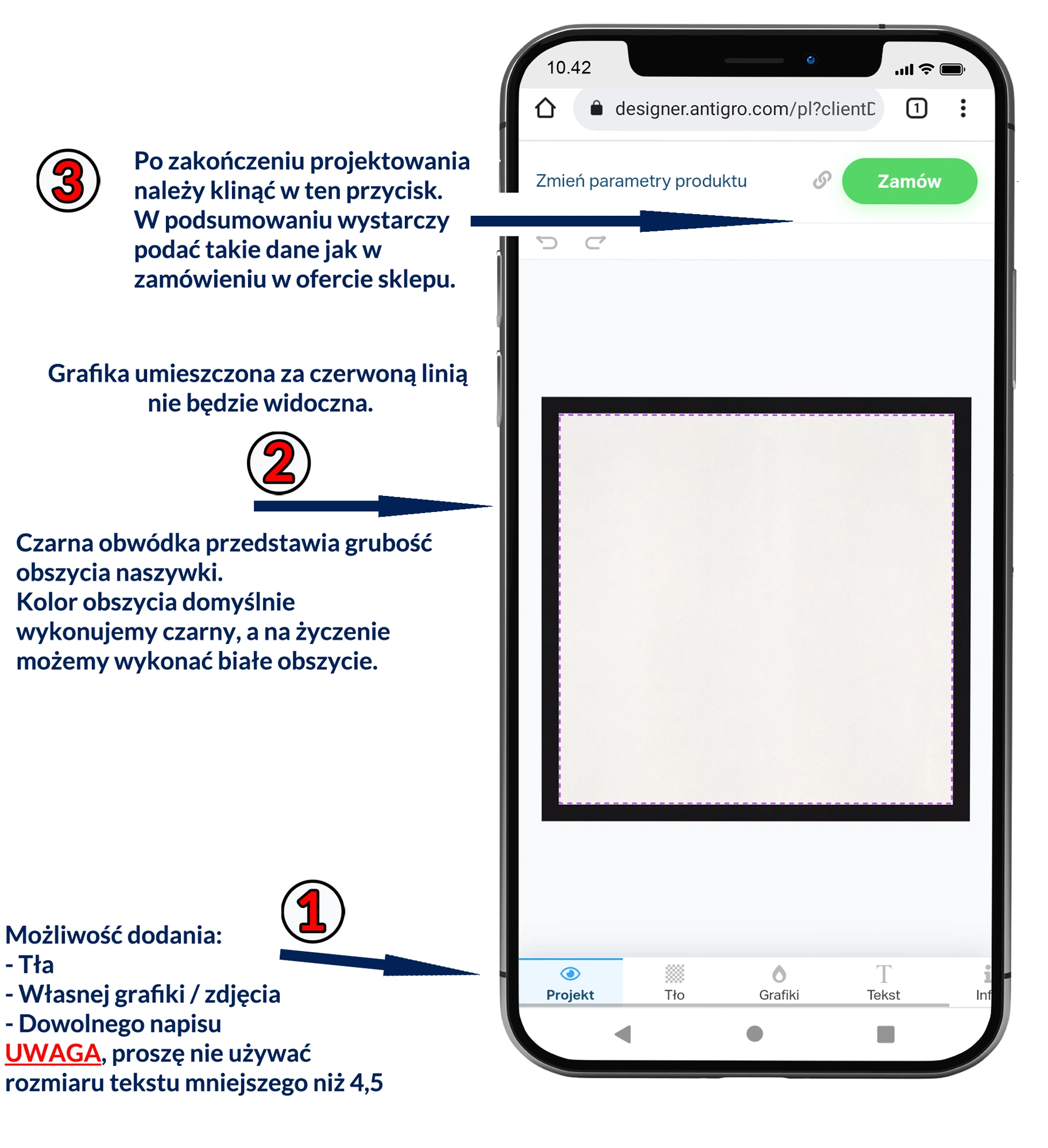 Instrukcja projektowania naszywek drukowanych