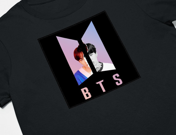 Koszulka z naszywką BTS SUGA