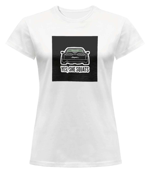 Bluzka damska z naszywką Toyota-Yes,She..