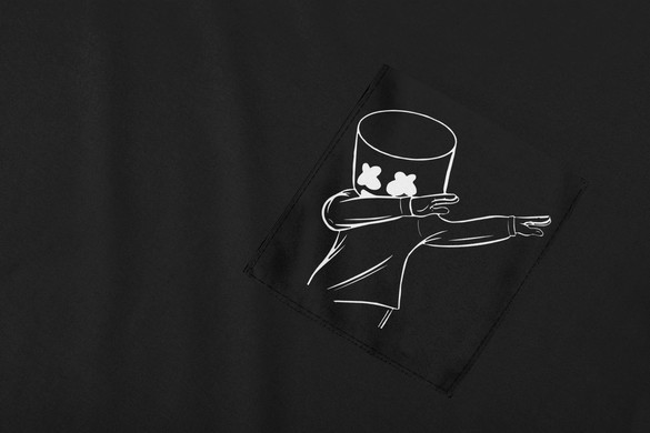 Koszulka z kieszonką MARSHMELLO