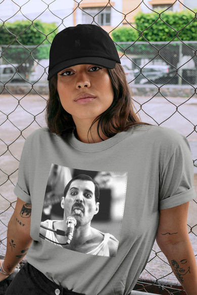 Koszulka z naszywką Queen Freddie Mercury 1