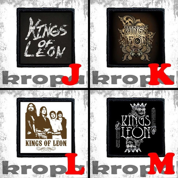 Naszywka KINGS OF LEON 8 X 8 cm Dużo Wzorów!