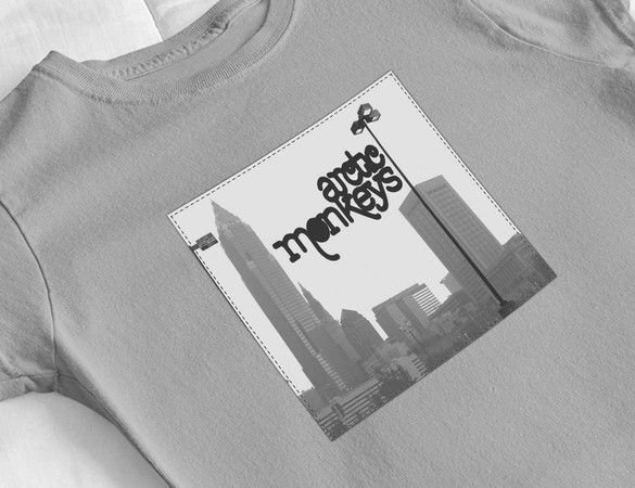 Bluzka damska z naszywką Arctic Monkeys 02