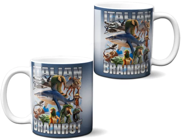 Kubek Italian Brainrot Ekipa Stworków włoskich brainrotów