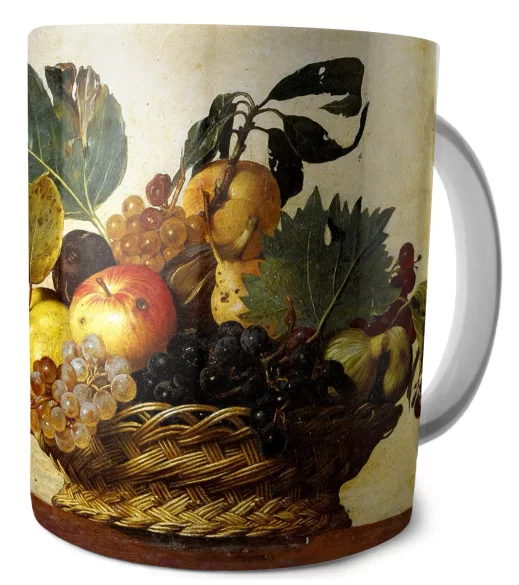 Kubek Kosz z owocami Caravaggio