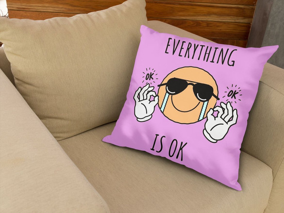 Poduszka Everything is OK