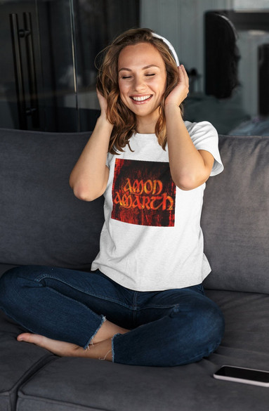 Bluzka damska z naszywką Amon Amarth logo