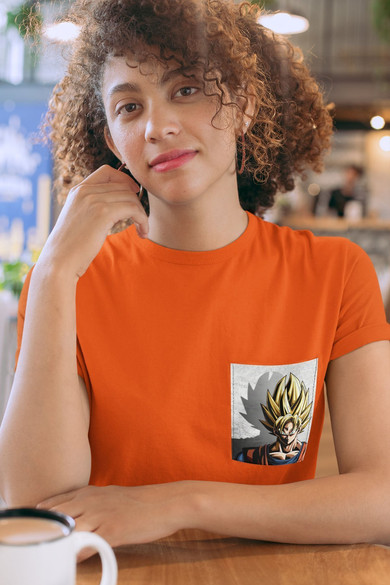 Koszulka z kieszonką DRAGON BALL SON GOKU 2
