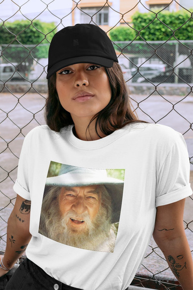 Koszulka z naszywką Gandalf smile