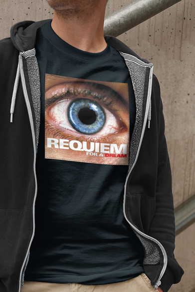 Koszulka z naszywką Requiem for a dream 01