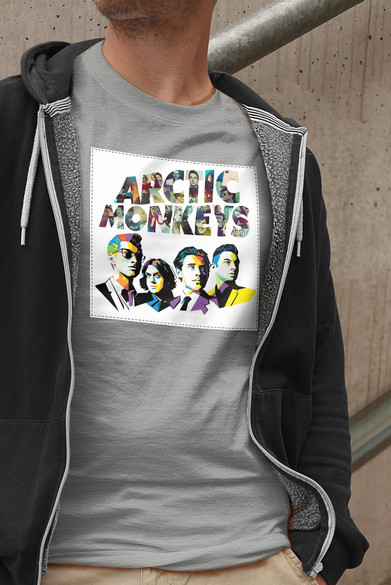 Koszulka z naszywką Arctic Monkeys 01