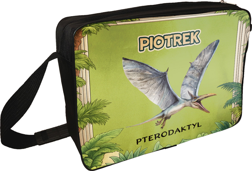 Torba na ramię Dinozaury Pterodaktyl – dodaj imię