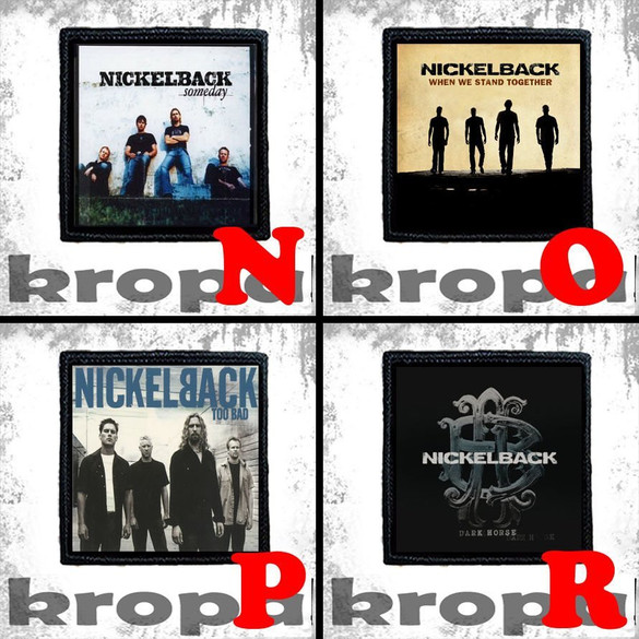 Naszywka NICKELBACK 8 X 8 cm Dużo Wzorów!