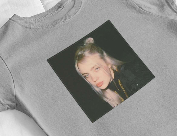 Bluzka damska z naszywką Billie Eilish 08