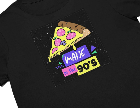 Koszulka z naszywką Made in the 90's