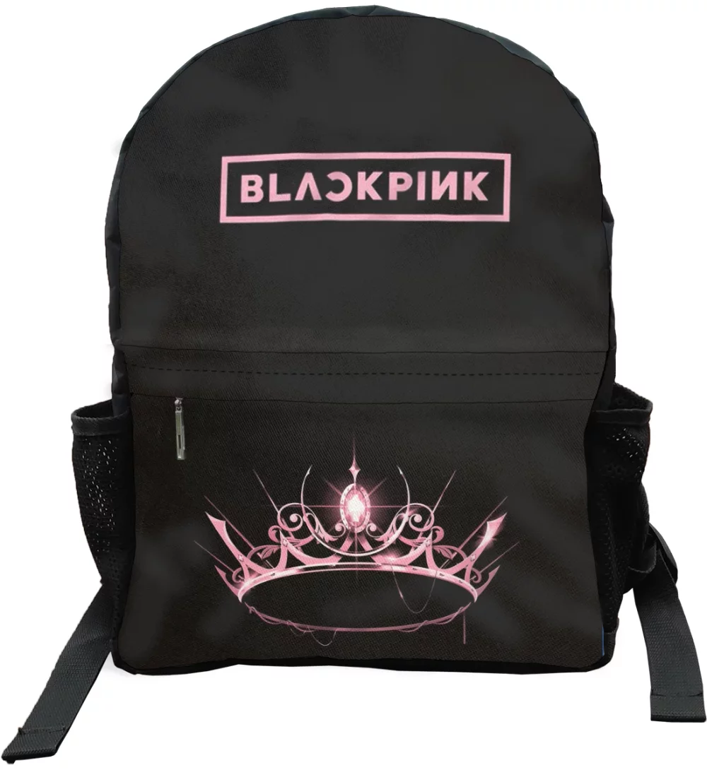 Plecak szkolny BlackPink pink crown The Album cover