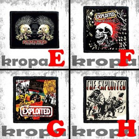 Naszywka THE EXPLOITED 10 x 10 cm  Dużo Wzorów!