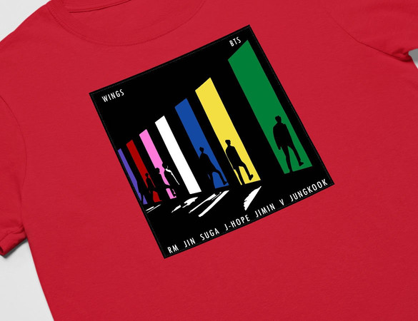 Koszulka z naszywką BTS Wings