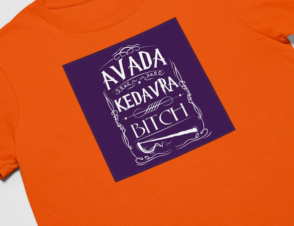 Koszulka z naszywką  Harry Potter spell