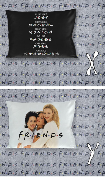 FRIENDS Zestaw poduszka kubek WZORY+GRATIS