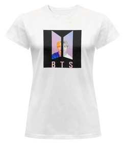 Bluzka damska z naszywką BTS JIN