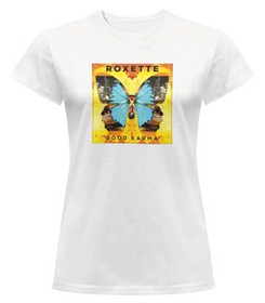 Bluzka damska z naszywką ROXETTE good karma