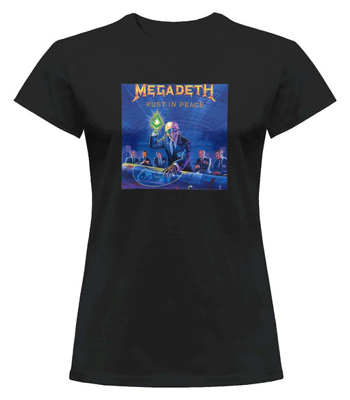 Bluzka damska z naszywką Megadeth Rust in...