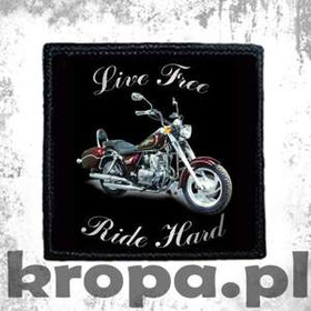 Naszywka LIVE FREE RIDE HARD
