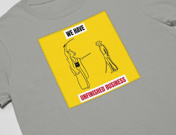 Koszulka z naszywką We have unfinished ...