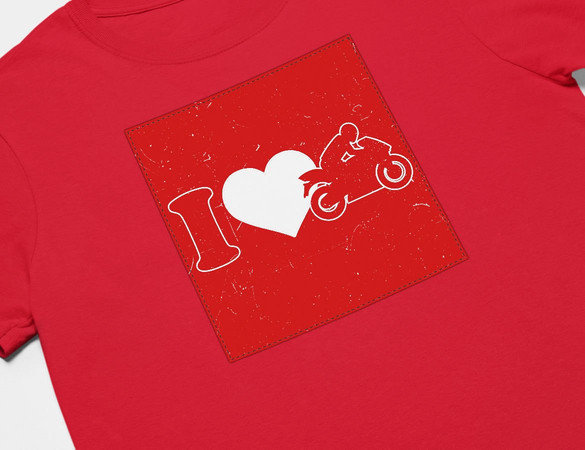 Koszulka z naszywką Lubię zapierd..lać 02