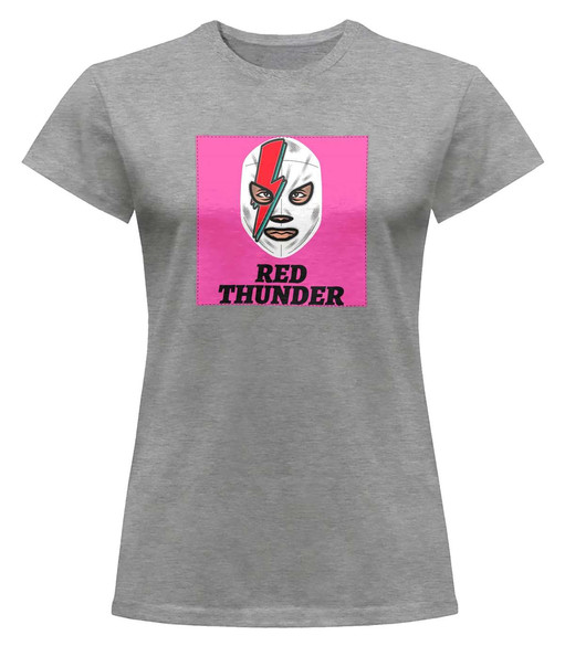 Bluzka damska z naszywką Red Thunder