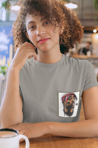 Koszulka z kieszonką TUPAK 03