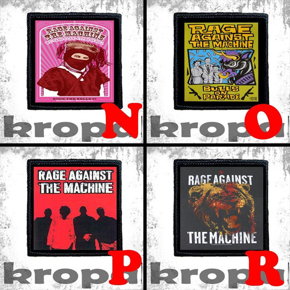 Naszywka RAGE AGAINST THE MACHINE 10 x 10 cm  