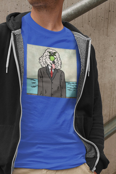 Koszulka z naszywką DOG PARODY:  Syn człowieczy