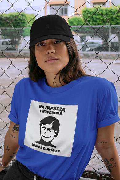 Koszulka z naszywką PRL- Impreza