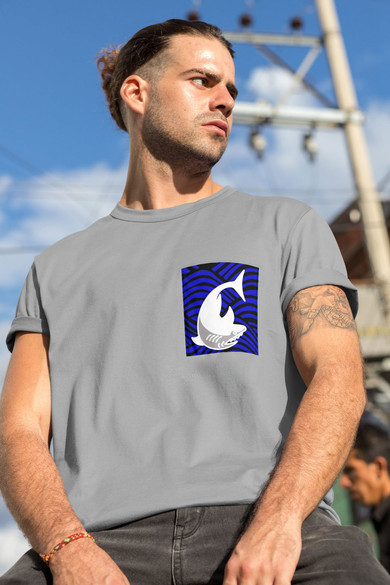 Koszulka z kieszonką REKIN SHARK