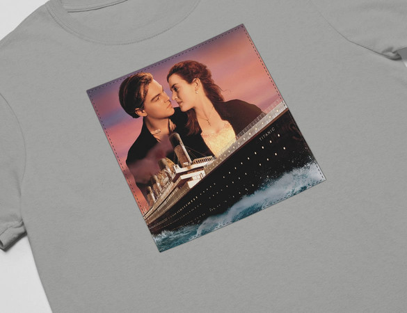 Koszulka z naszywką Titanic