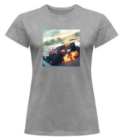 Bluzka damska z naszywką F1 car