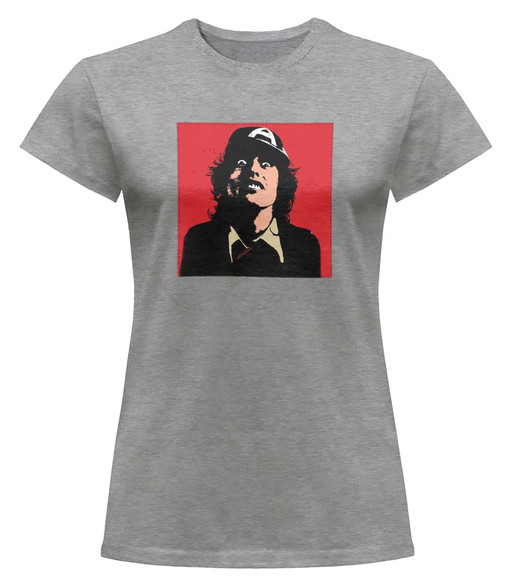 Bluzka damska z naszywką AC/DC Angus Young