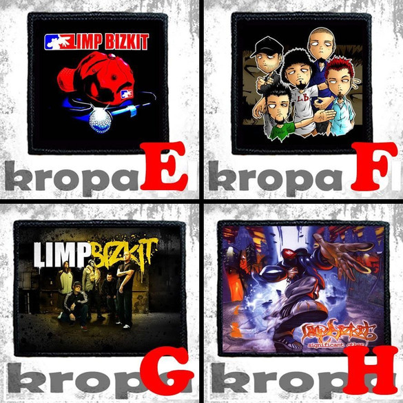 Naszywka LIMP BIZKIT 10 x 10 cm Dużo Wzorów!