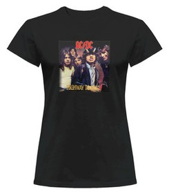 Bluzka damska z naszywką AC/DC Highway to..