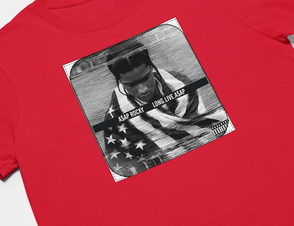 Koszulka z naszywką Asap Rocky Long.Live.