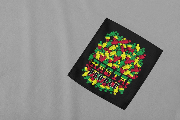 Koszulka z kieszonką RASTA PE0PLE