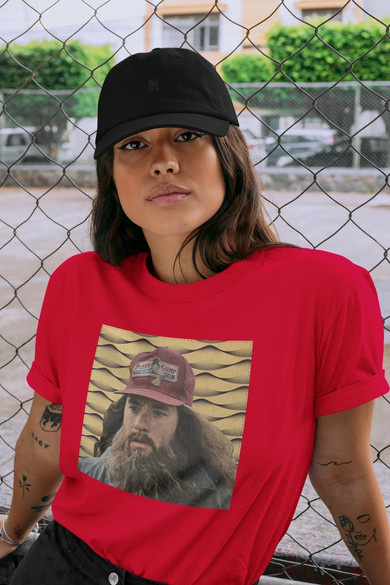 Koszulka z naszywką Forrest Gump beard