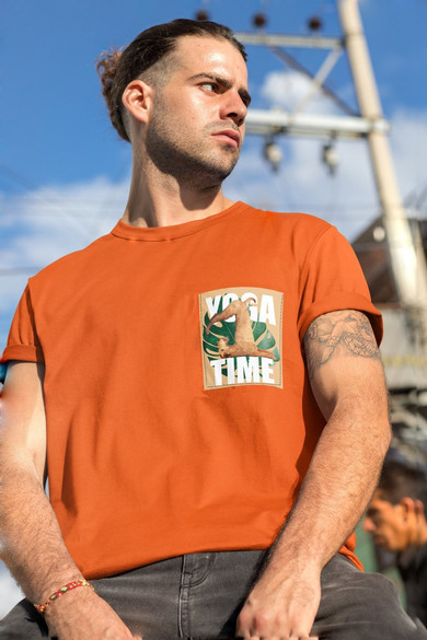 Koszulka z kieszonką YOGA DOG 03