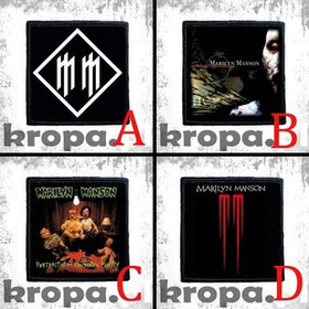 Naszywka MARILYN MANSON 8 X 8 cm Dużo Wzorów!