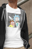 Koszulka z naszywką Rick and Morty 01