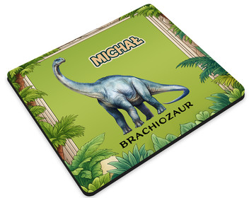 Podkładka Dinozaury Brachiozaur z imieniem dziecka 36x29cm